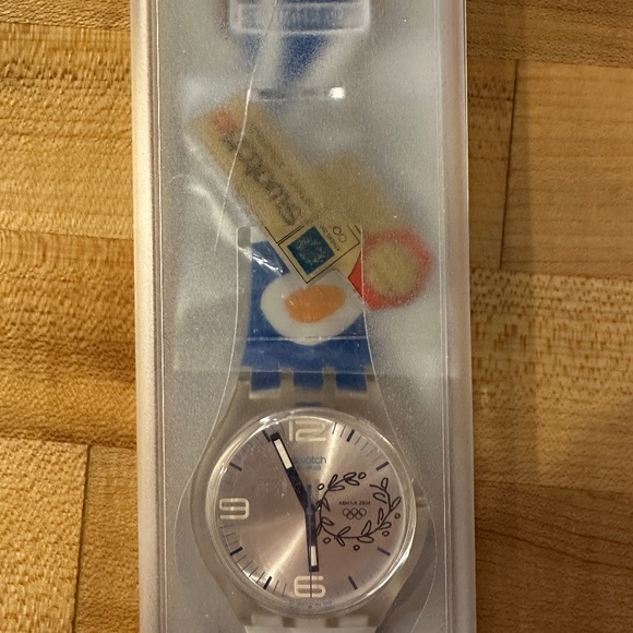 VTG Swatch Athens 2004 Olympics, USA watch New in Box/sleeve UNISEX NEVER WORN! - Picture 5 of 9